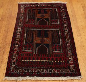 Baluch style wool carpet