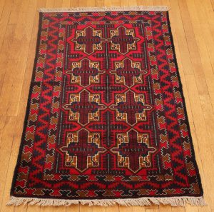 Baluch style wool carpet
