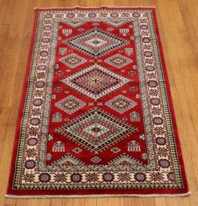 Shirvan style wool carpet
