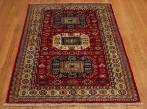 Shirvan style wool carpet