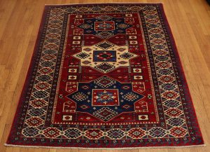 Shirvan style wool carpet