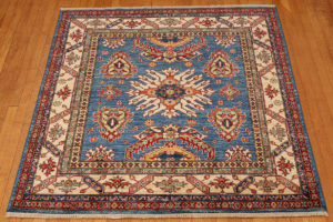 Kazak style wool carpet