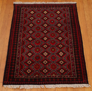 Baluch style wool carpet