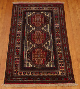 Baluch style wool carpet