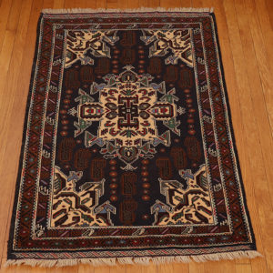 Baluch style wool carpet