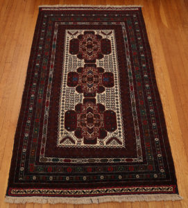 Baluch style wool carpet