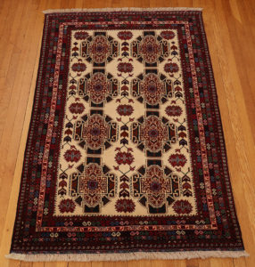 Baluch style wool carpet