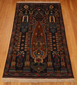 Baluch style wool carpet