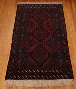 Baluch style wool carpet