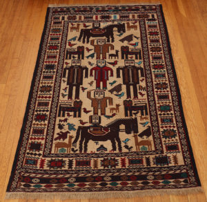 Kilim flat weave carpet