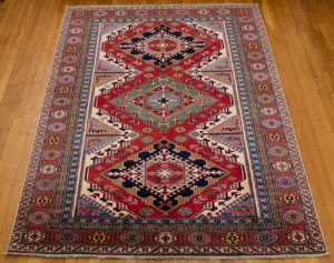 Shirvan style wool carpet