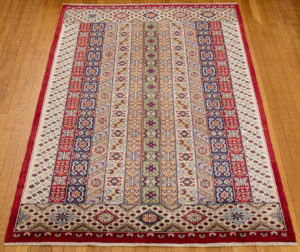 Shirvan style wool carpet