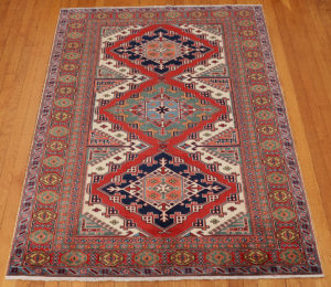 Shirvan style wool carpet