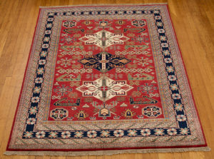 Shirvan style wool carpet