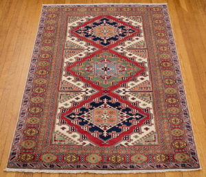 Shirvan style wool carpet