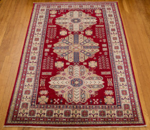 Shirvan style wool carpet
