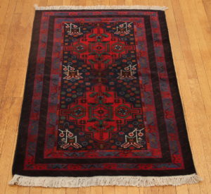 Baluch style wool carpet