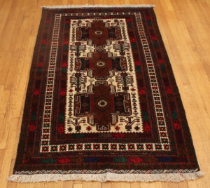 Baluch style wool carpet
