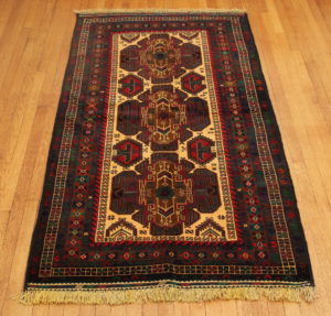 Baluch style wool carpet