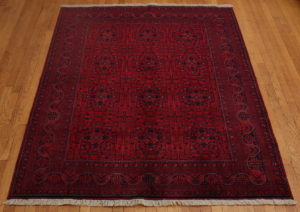 Biljik Turkomen style wool carpet