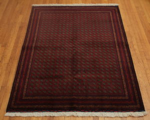 Khoja Roshnai style wool carpet