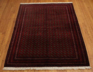 Khoja Roshnai style wool carpet